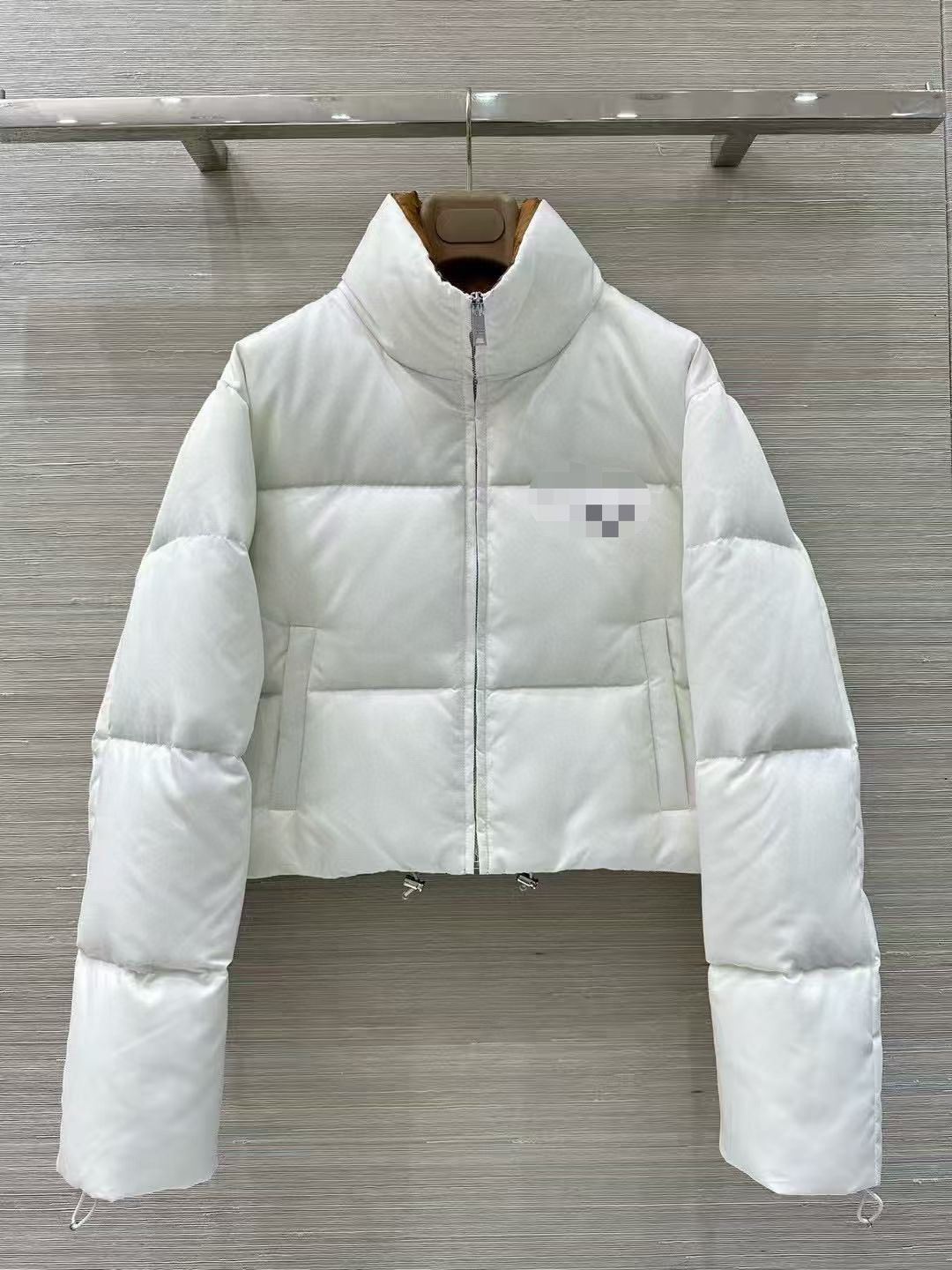 2025新款时尚短款羽绒服女外套白鸭绒保暖服