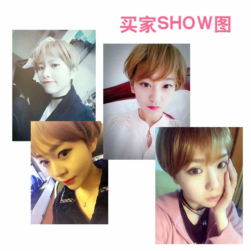 Perruque      cheveux raides Court - Ref 2610407 Image 5