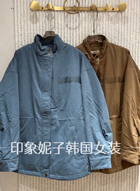欧洲站冬季立领中长款女羽绒服