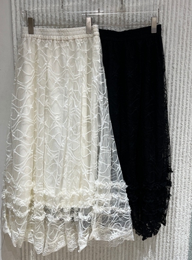 欧洲站2026夏新款时尚百搭显瘦高腰A字半身裙女潮长裙3040