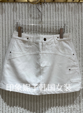 欧洲站2026夏新款高腰A字半身裙女夏百搭显瘦短裙休闲牛仔裙83007