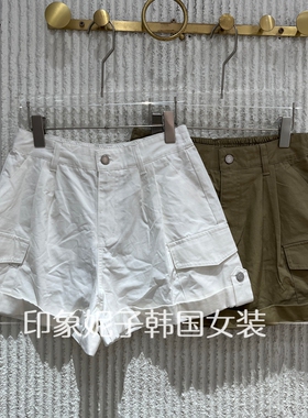 现货欧洲站2026夏季新款高腰短裤女百搭显瘦宽松休闲裤12853