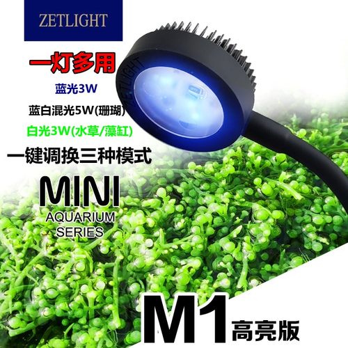 积光藻缸灯led水草灯全光谱海水鱼缸小丑珊瑚补光灯新款微缸灯