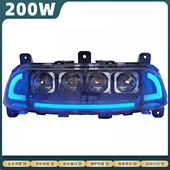 九号E200P 新能源激光外置将越车灯 E125MK2透镜大灯 E125 E100