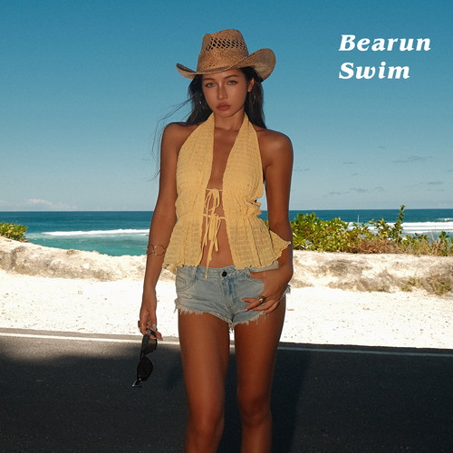 BEARUN SWIM 海边度假风吊带背心女2026夏季新款辣妹露背挂脖上衣