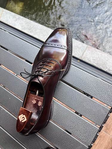 皮鞋固伦商务正装牛皮