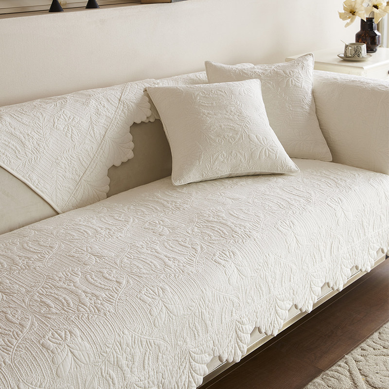 全棉沙发垫水洗纯棉四季通用防滑坐垫子简约现代皮沙发套罩巾定制,居家布艺,沙发垫,淘宝优惠券,粉丝福利购,淘宝优惠卷