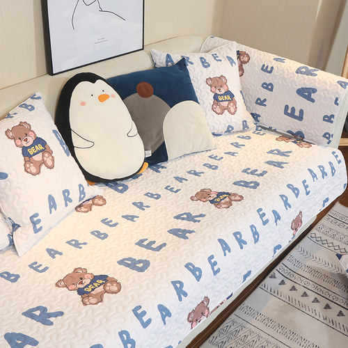 全棉防滑高档加厚定做沙发套罩