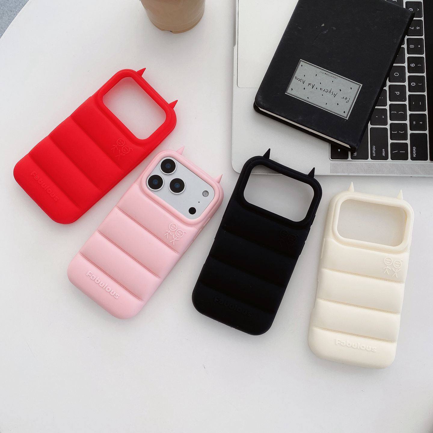 立体少女心恶魔触角羽绒服适用iphone17promax手机壳苹果17pro硅胶16promax全包15个性14软13保护套,3C数码配件,手机保护套/壳,淘宝优惠券,粉丝福利购,淘宝优惠卷