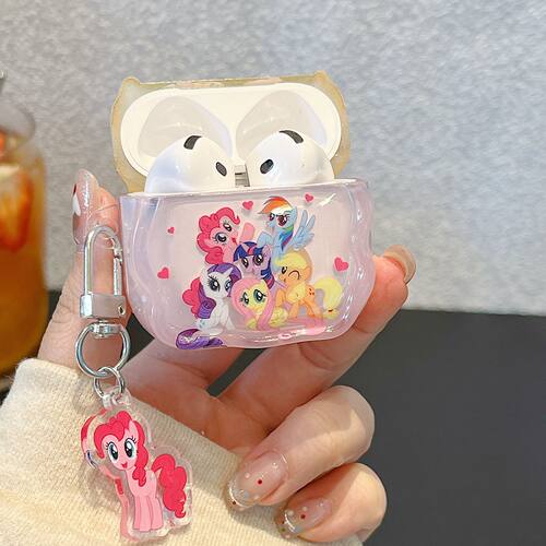ins趣味可爱小马宝莉airpods4保护套airpod3适用苹果pro3耳机壳无线蓝牙IMD防摔套三代aipods2代airpodpro软
