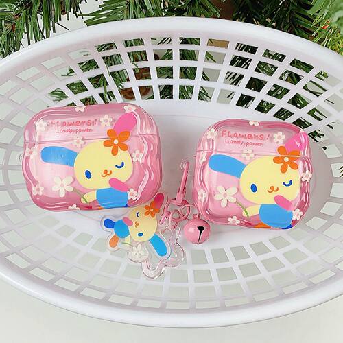 ins可爱立体花朵小兔子airpods5保护套airpod4适用苹果pro3耳机壳二代无线蓝牙第三代2代airpodpro五代四代盒