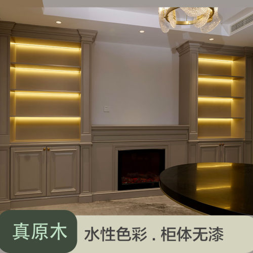 电视柜组合客厅背景墙壁柜定制