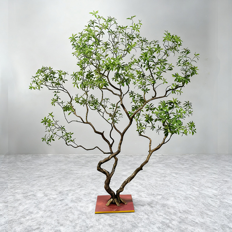 精品级仿真马醉木绿植造景橱窗植物室内榕树装饰树大型假树景观