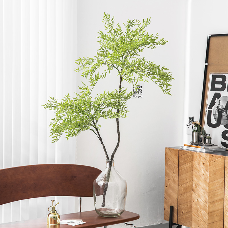 北欧仿真绿植日本马醉木南天竹假植物服装店绿植摆件网红橱窗装饰 北欧仿真绿植日本马醉木南天竹假植物服装店绿植摆件网红橱窗装饰