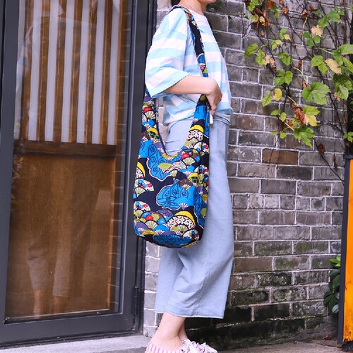 包包女文艺风印花云南旅游布包