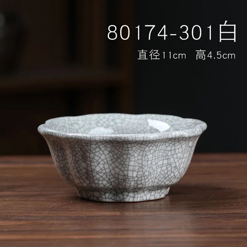 新款哥窑多肉文竹苔藓菖蒲陶瓷小花盆简约创意特色清仓绿植花卉