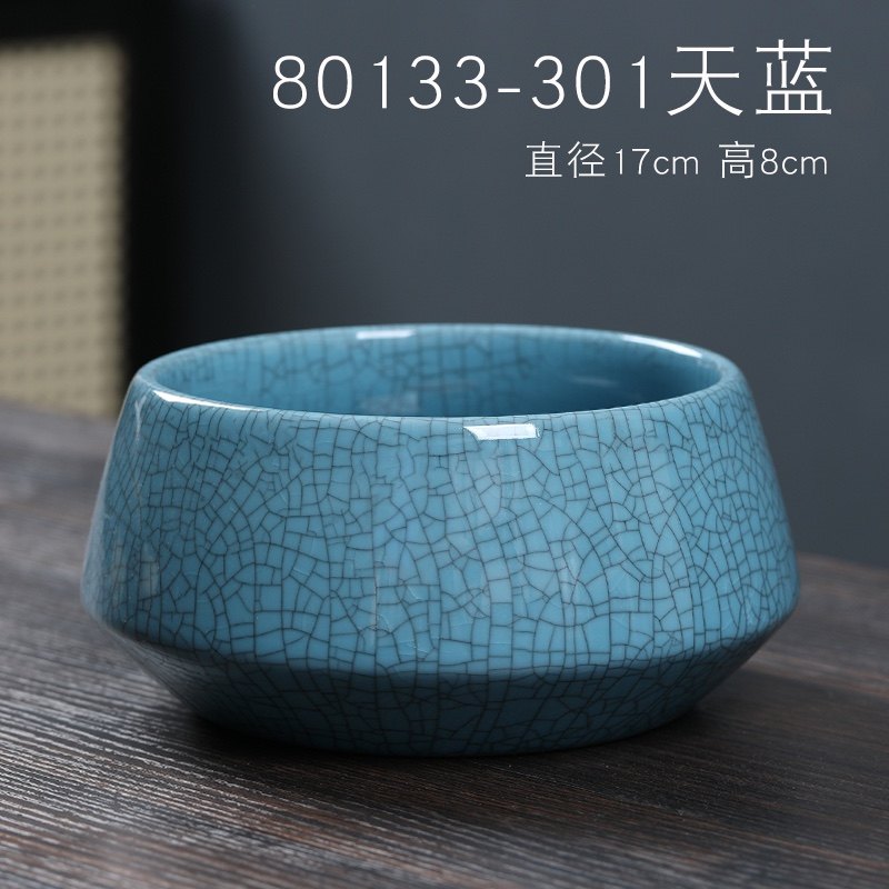 新品哥窑开片冰裂文竹多肉陶瓷花盆桌面盆栽创意水仙盆无孔有孔,家居饰品,花盆,淘宝优惠券,粉丝福利购,淘宝优惠卷