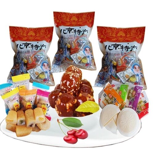 北京特产冰糖葫芦糕点麻薯大礼包