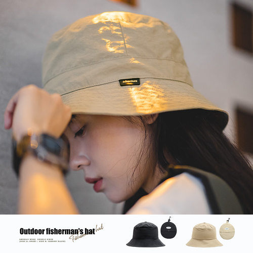 马登女装两用渔夫帽山系户外登山