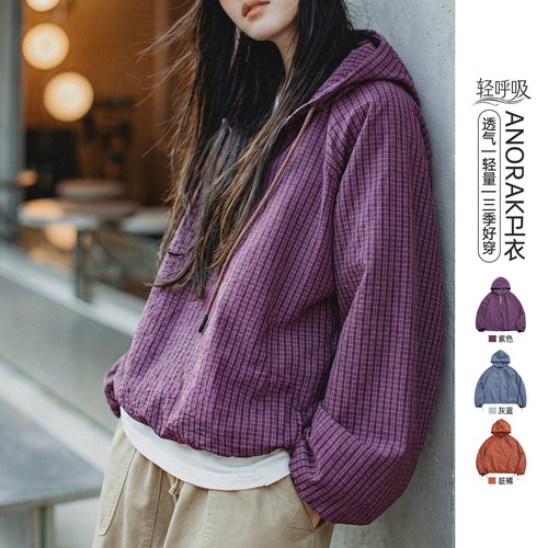 【透气泡泡纱套头卫衣】马登女装