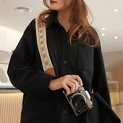 富相机士XT50复古肩带斜跨挂脖