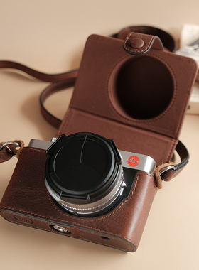 JX徕卡dlux8/dlux7皮套保护套 莱卡D-LUX109 相机壳真皮复古底座