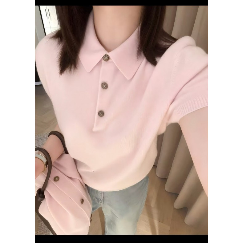 L~P！真Z的原纱老钱风Polo领
