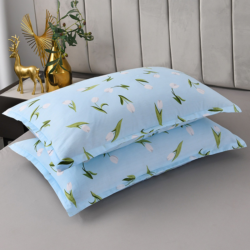 家用纯棉枕套一对装48x74cm单人枕头套40*60一个枕芯套内胆套拉链,床上用品,枕套,淘宝优惠券,粉丝福利购,淘宝优惠卷