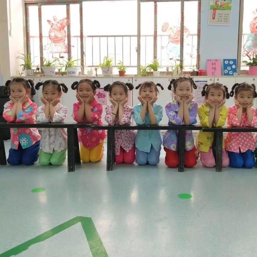 留守儿童演出服希望团体80年代表演服乐在其中六一衣服远山的呼唤