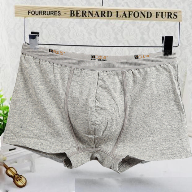 3条包邮田太郎全棉透气平角内裤