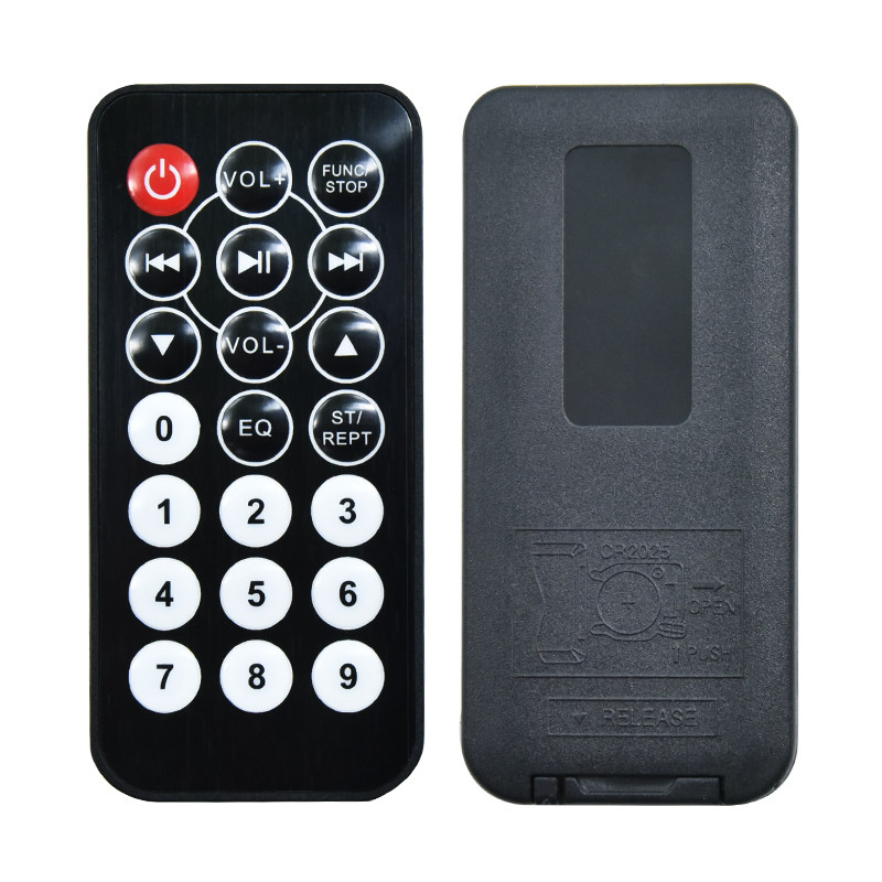 车载MP3低音炮超薄遥控器21键数字键红外线遥控器 适用于51单片机