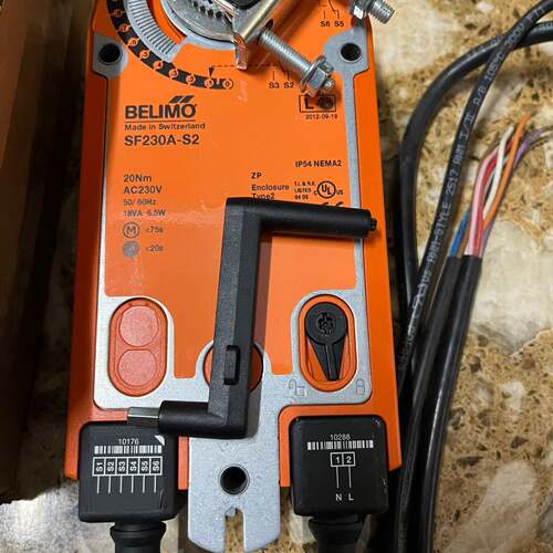 可维修BELIMO SF230A-S2弹簧复位电动执行器议价