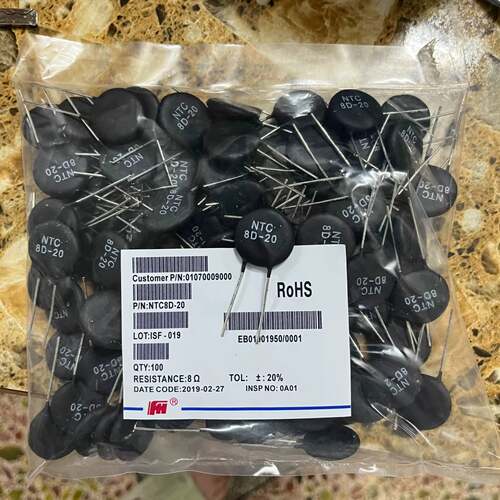 可维修8D-20 NTC 8D-20 8，风华热敏电阻负温度欧