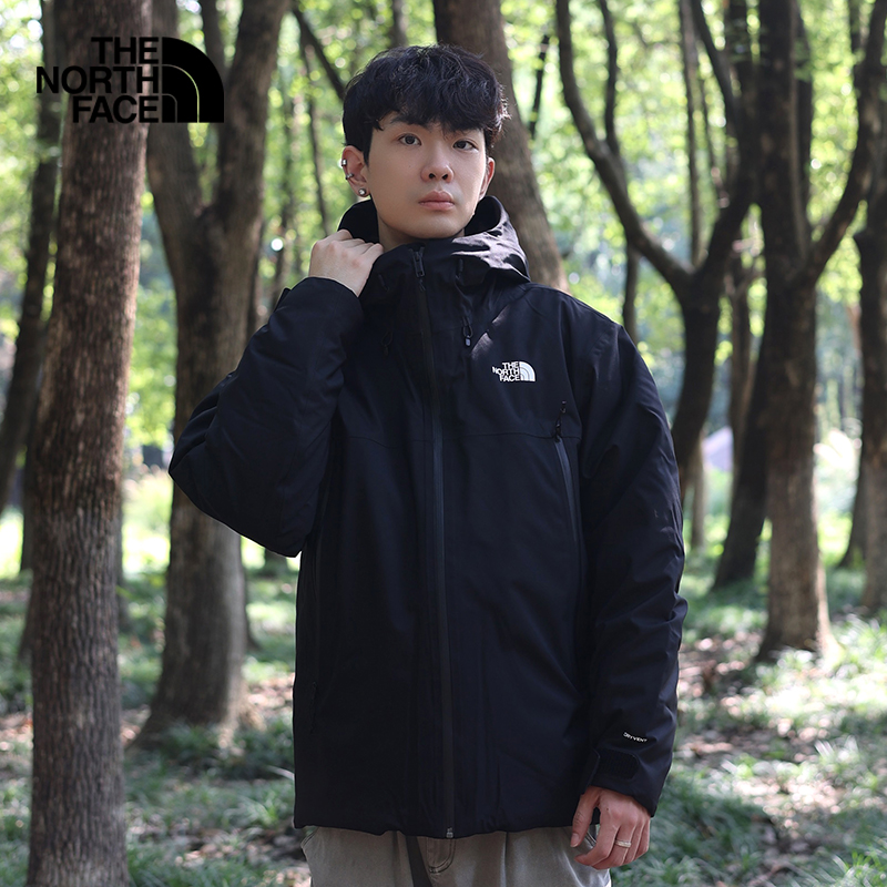 北面新款男士鹅绒羽绒服