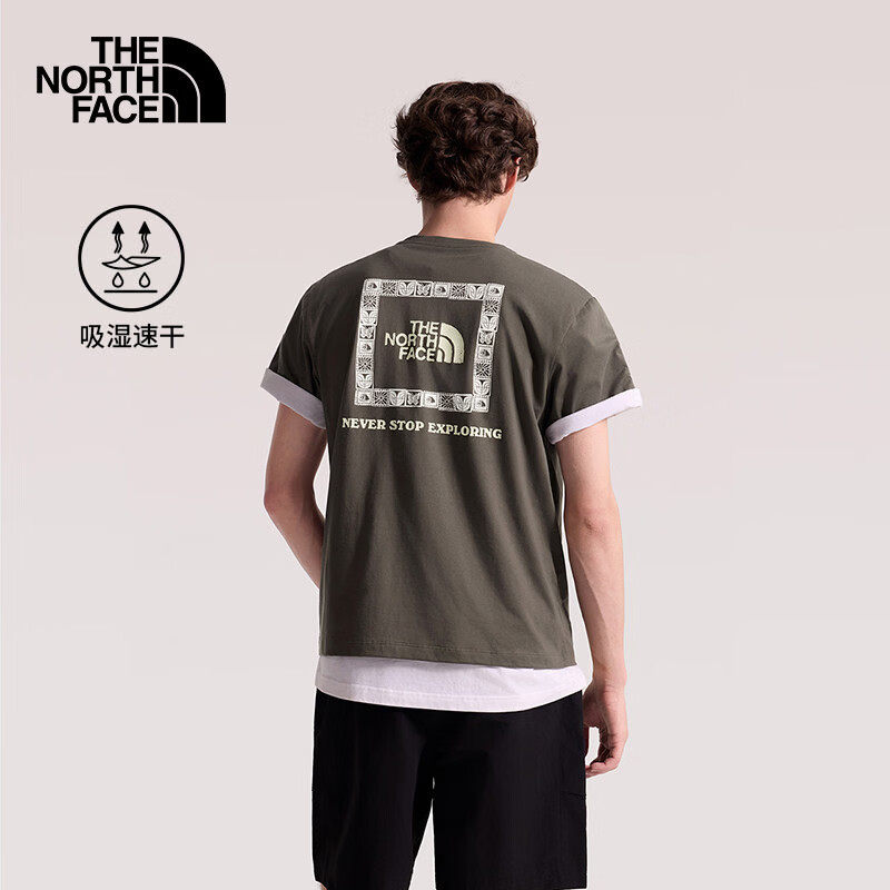 TheNorthFace北面短袖T恤2026春夏新款男女户外舒适透气速干上衣