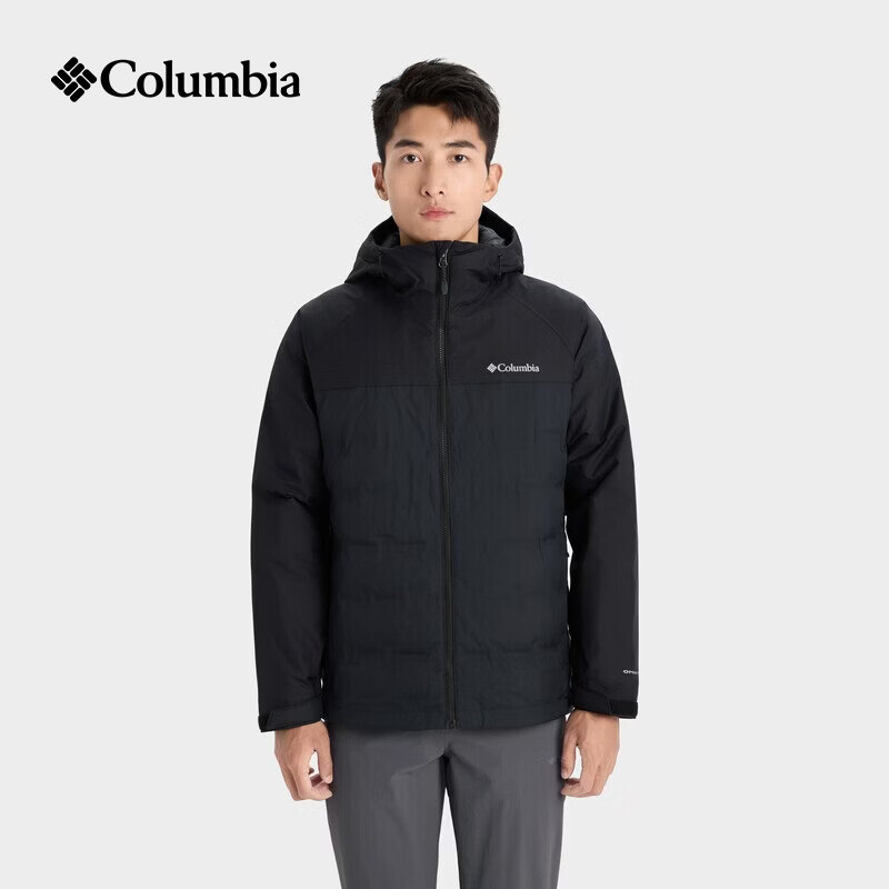 Columbia哥伦比亚26秋冬男士户外金点热能保暖650蓬羽绒服WE9710