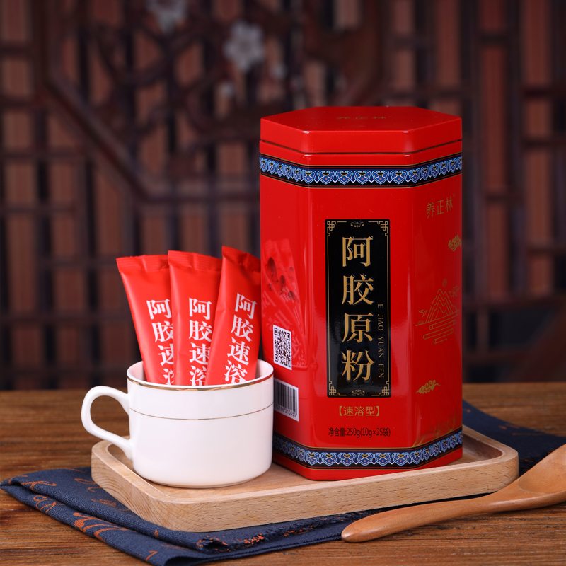 阿胶原粉阿胶粉正品正宗速溶粉驴皮阿胶块磨粉送女性妈妈老婆闺蜜