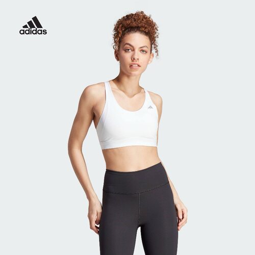 adidas阿迪达斯女子中高强度内衣背心跑步运动健身训练胸衣文胸