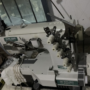 二手工业三针五线绷缝机缝纫机工业绷缝机银箭小方头杰克绷缝机