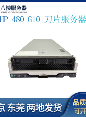 HPE 惠普 480 G10 GEN10刀片服务器带散热器无阵列卡网卡