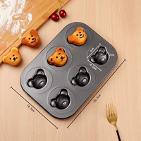 Черный [6 последовательно утолщен] модель Meng Bear