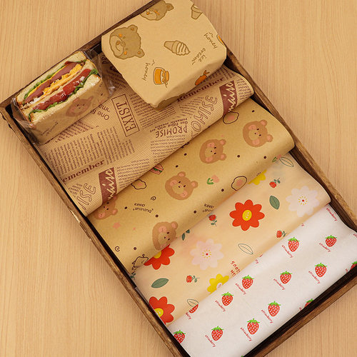 三明治包装纸吐司卷饼袋三文治盒