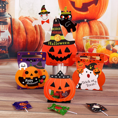 包装盒南瓜幽灵搞怪手提纸袋