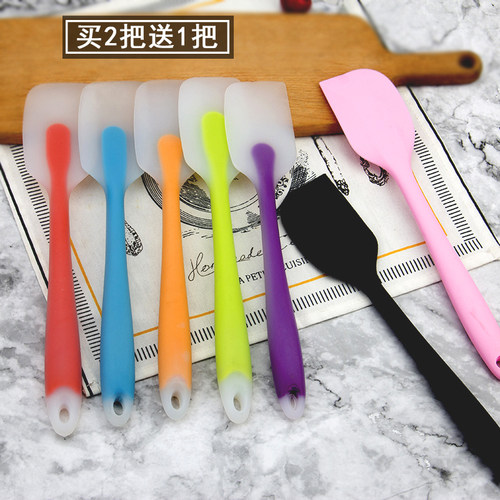 一体式硅胶牛轧糖搅拌奶油抹刀