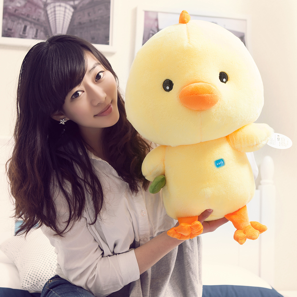 可爱抱枕亲子宝宝鸡年吉祥物玩偶