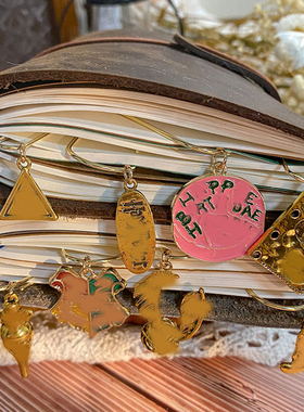 自制哈利波特周边手工复古金属手帐别针装饰书签哈迷学生礼物收藏