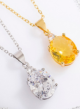 欧美简约时尚圆形项链百搭锁骨链女跨境爆品网红直播货源厂家批发