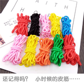 传统黑色高弹毛线橡皮筋发圈成人简约扎头发绳韩版 盘发皮套女头饰