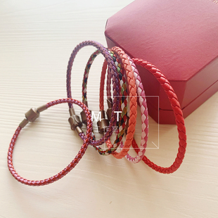 适用于周家不锈钢防水手绳3D硬金配绳港版Charme串珠3mm手绳