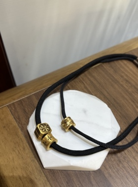 适用于周生颈绳项链绳酷黑XL系列田曦薇同款尼龙软绳可挂吊坠串珠